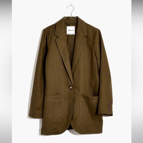 Madewell Jackets & Blazers - NWT - Madewell - Linen Larson Blazer - Size Small